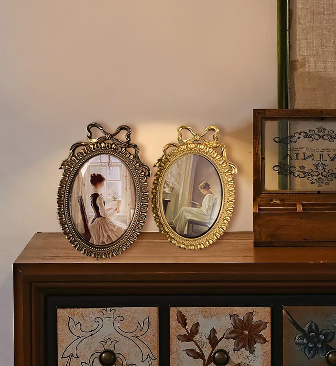 Amazon.com - Teadokly Vintage Picture Frame European Retro Bow